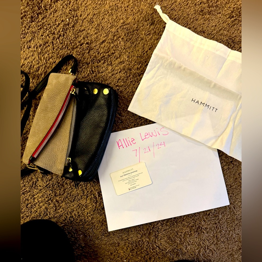 nwot Hammitt Dillon Shoulder, Crossbody Bag, Pink Himalayan Snake